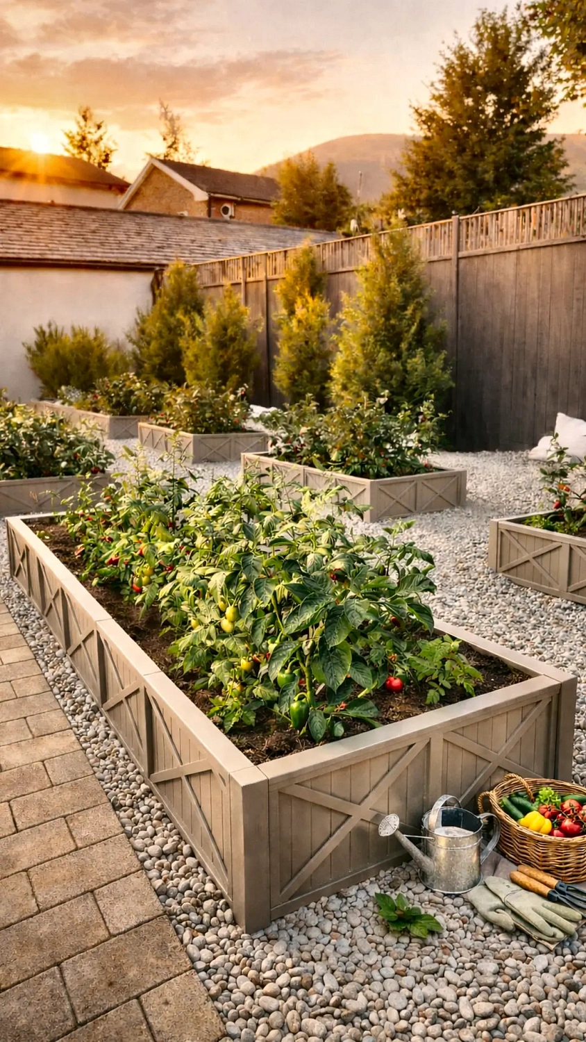 Грядка модульная Астра 900х320х40мм Бежевый (комплект 2 модуля)