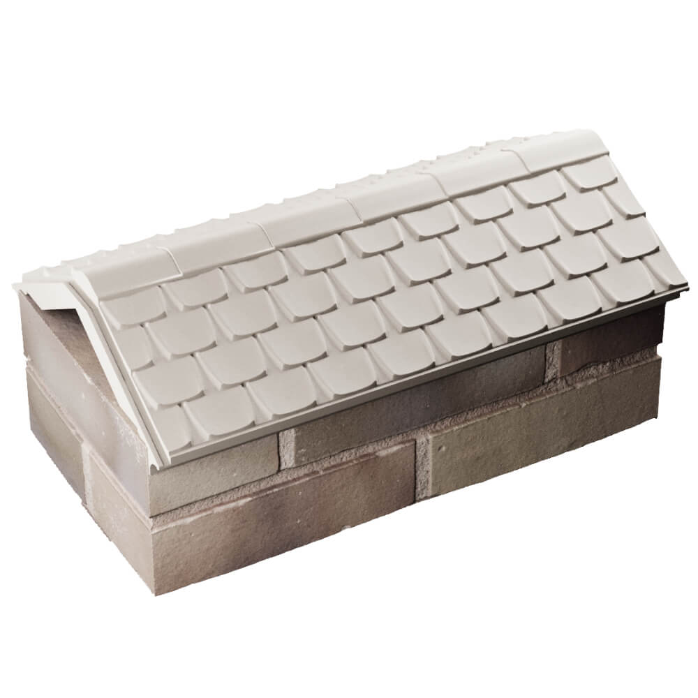 Парапет Zking Эльбрус Бежевый с посадкой на 1 кирпич (255мм) в Магадане фото