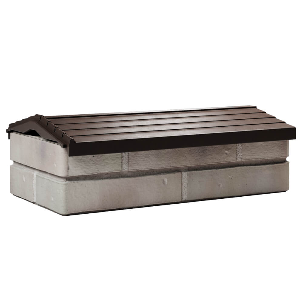 Парапет Zking Бона ХайТек Коричневый с посадкой на 1 кирпич (200/225/255мм) Магадан фото