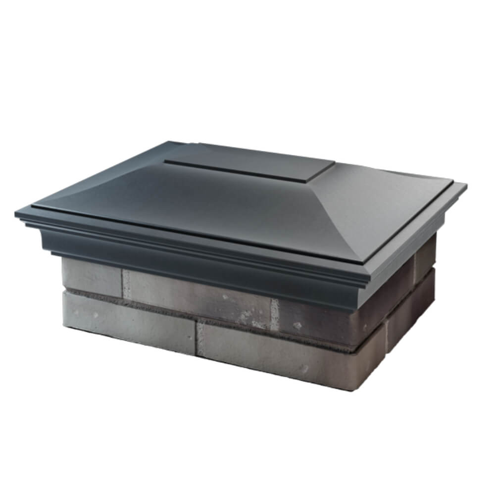 Колпак Zking Монблан Серый на столб 2х1.5 кирпича (515х385мм) в Магадане фото