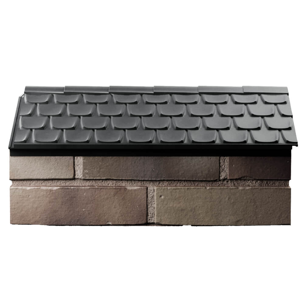 Парапет Zking Эльбрус Серый с посадкой на 1 кирпич (255мм) в Магадане фото