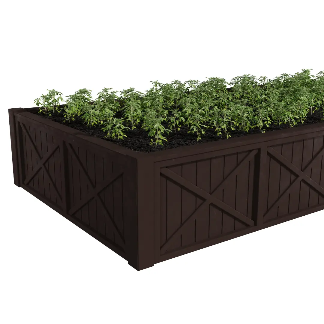 Грядка модульная Астра 900х320х40мм Коричневый (комплект 2 модуля)