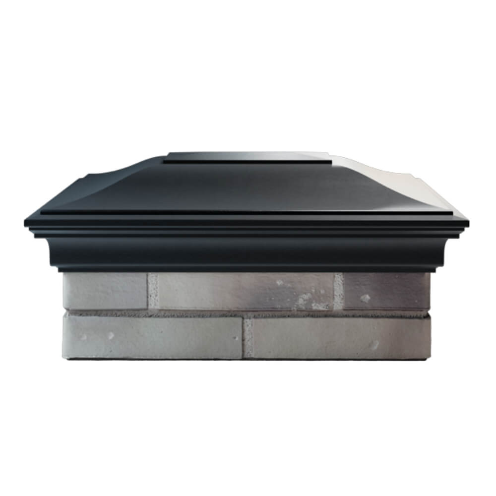 Колпак Zking Монблан Черный на столб 2х1.5 кирпича (515х385мм) в Магадане фото