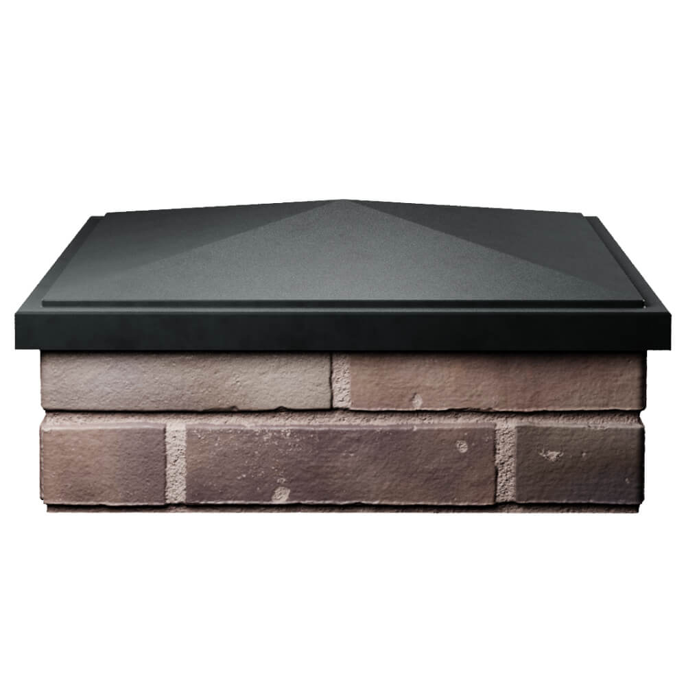 Колпак Zking БонаМоно Черный на столб 2х2 кирпича (515х515, 530х530мм) Магадан фото