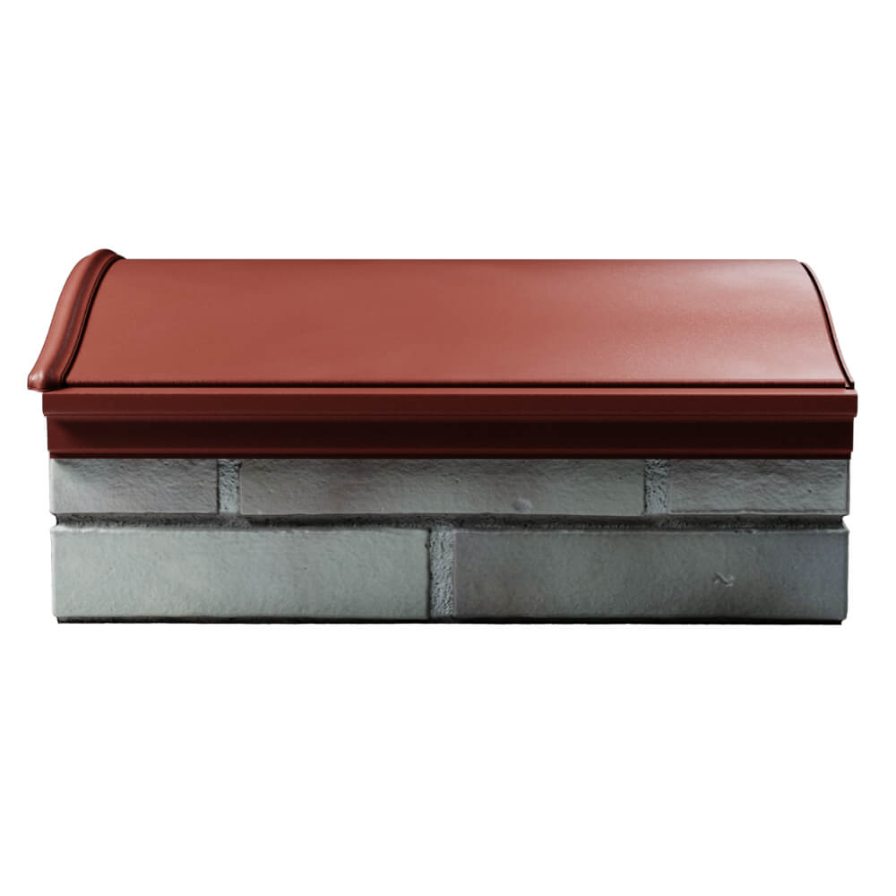 Парапет Zking Монблан Красный посадка на 1.5 кирпича (355/385мм) в Магадане фото