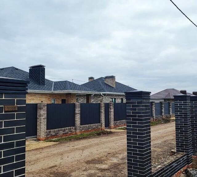 Колпак Zking Бона ХайТек Серый на столб 1.5х1.5 кирпича (385х385мм) в Магадане фото