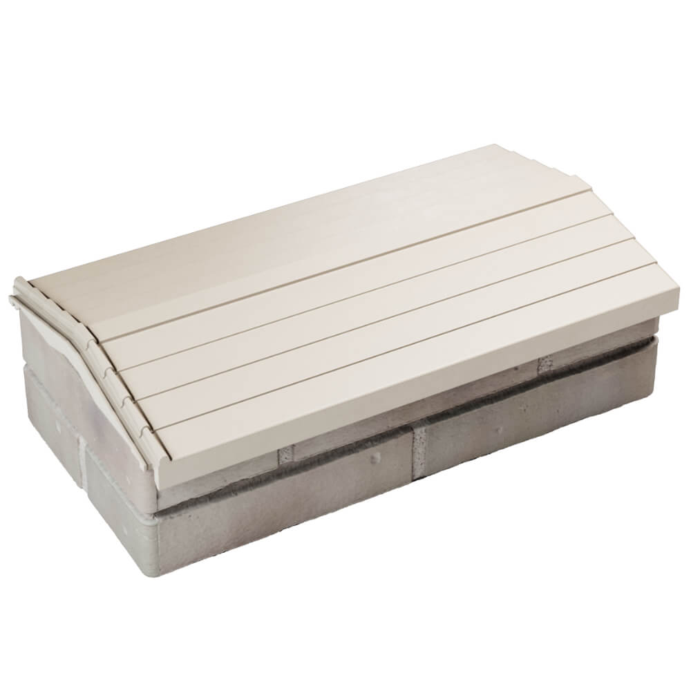 Парапет Zking Бона ХайТек Бежевый с посадкой на 1 кирпич (200/225/255мм) в Магадане фото