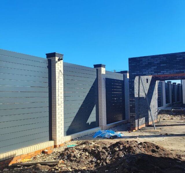 Колпак Zking Бона ХайТек Серый на столб 1.5х1.5 кирпича (385х385мм) в Магадане фото