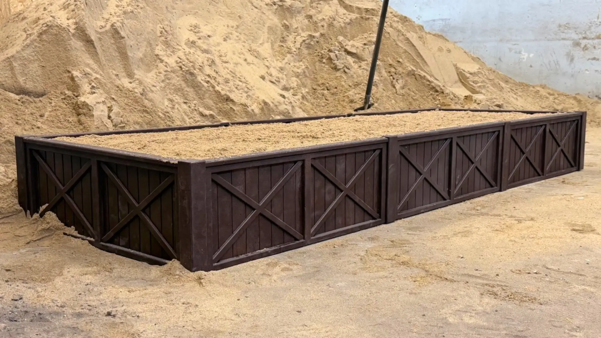 Грядка модульная Астра 900х320х40мм Коричневый (комплект 2 модуля)