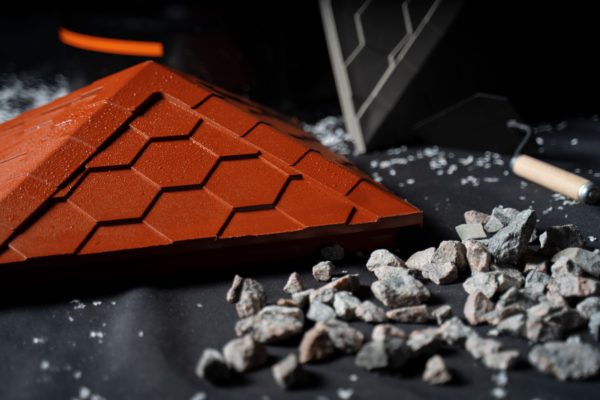 Колпак Zking Эверест Красный на столб 1.5х1.5 кирпича (390х390мм) в Магадане фото