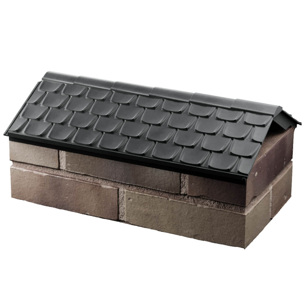 Парапет Zking Эльбрус Серый с посадкой на 1 кирпич (255мм) в Магадане фото