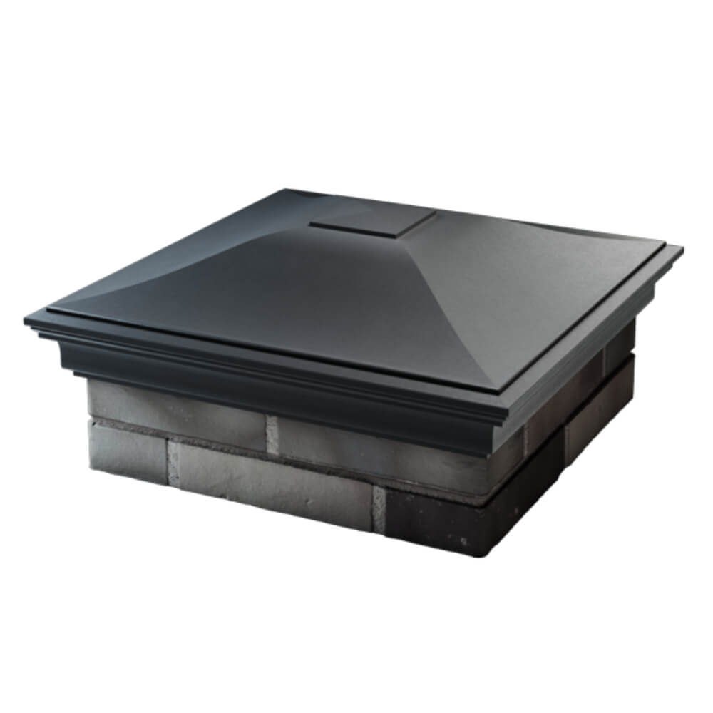 Колпак Zking Монблан Серый на столб 2х2 кирпича (515х515мм) в Магадане фото