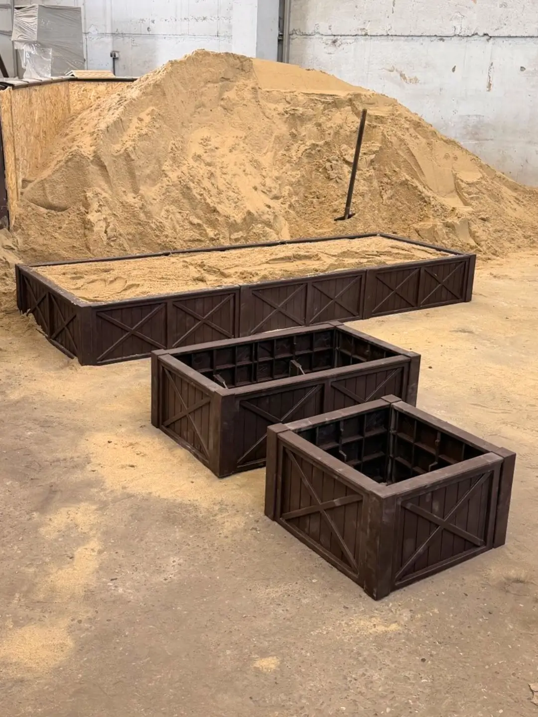 Грядка модульная Астра 900х320х40мм Коричневый (комплект 2 модуля)