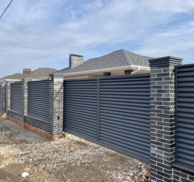 Колпак Zking Бона ХайТек Серый на столб 1.5х1.5 кирпича (385х385мм) в Магадане фото